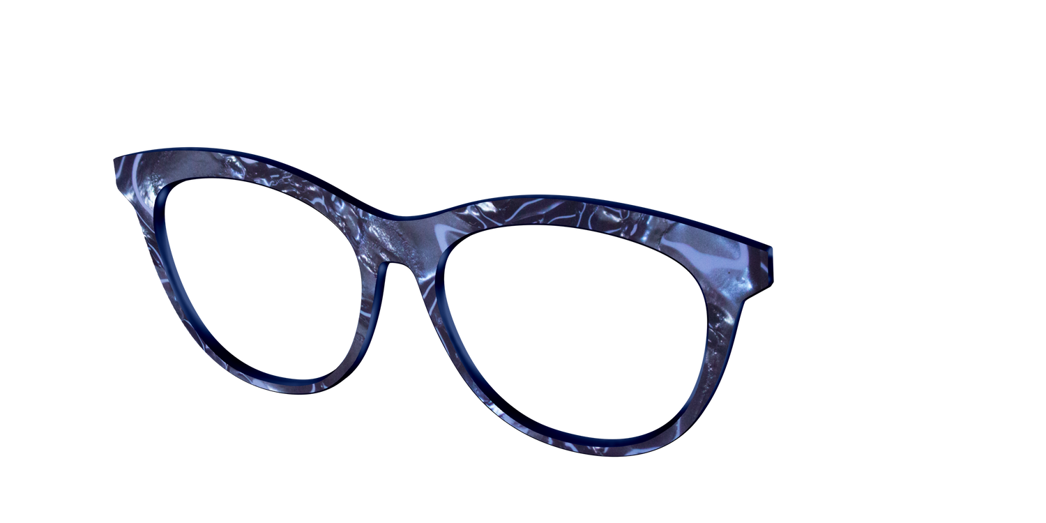 The Midnight Marble - Angle Top Image - Pair Eyewear