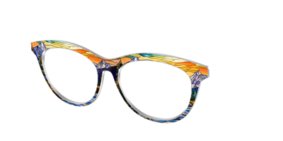 The Mountainscape Stained Glass - Angle Top Thumbnail - Pair Eyewear