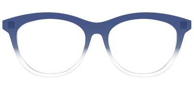 The Navy Gradient Crystal - Front Top Thumbnail - Pair Eyewear