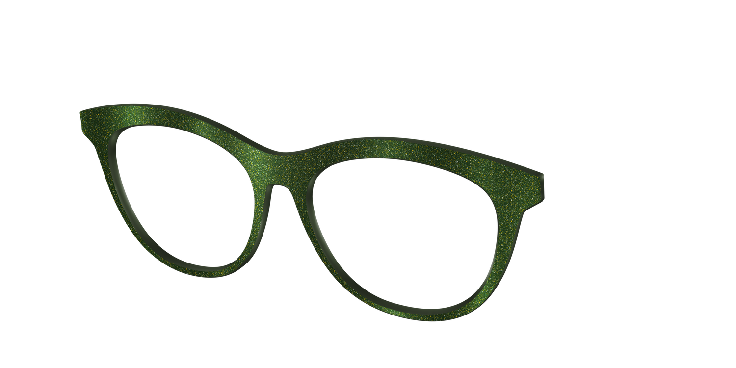 The Olive Shimmer - Angle Top Image - Pair Eyewear