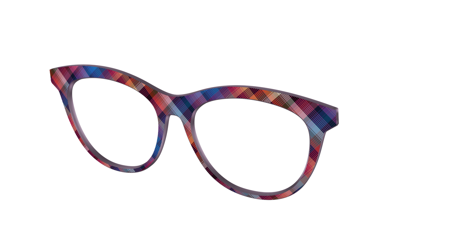 The Ombre Plaid - Angle Top Image - Pair Eyewear