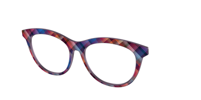 The Ombre Plaid - Angle Top Thumbnail - Pair Eyewear