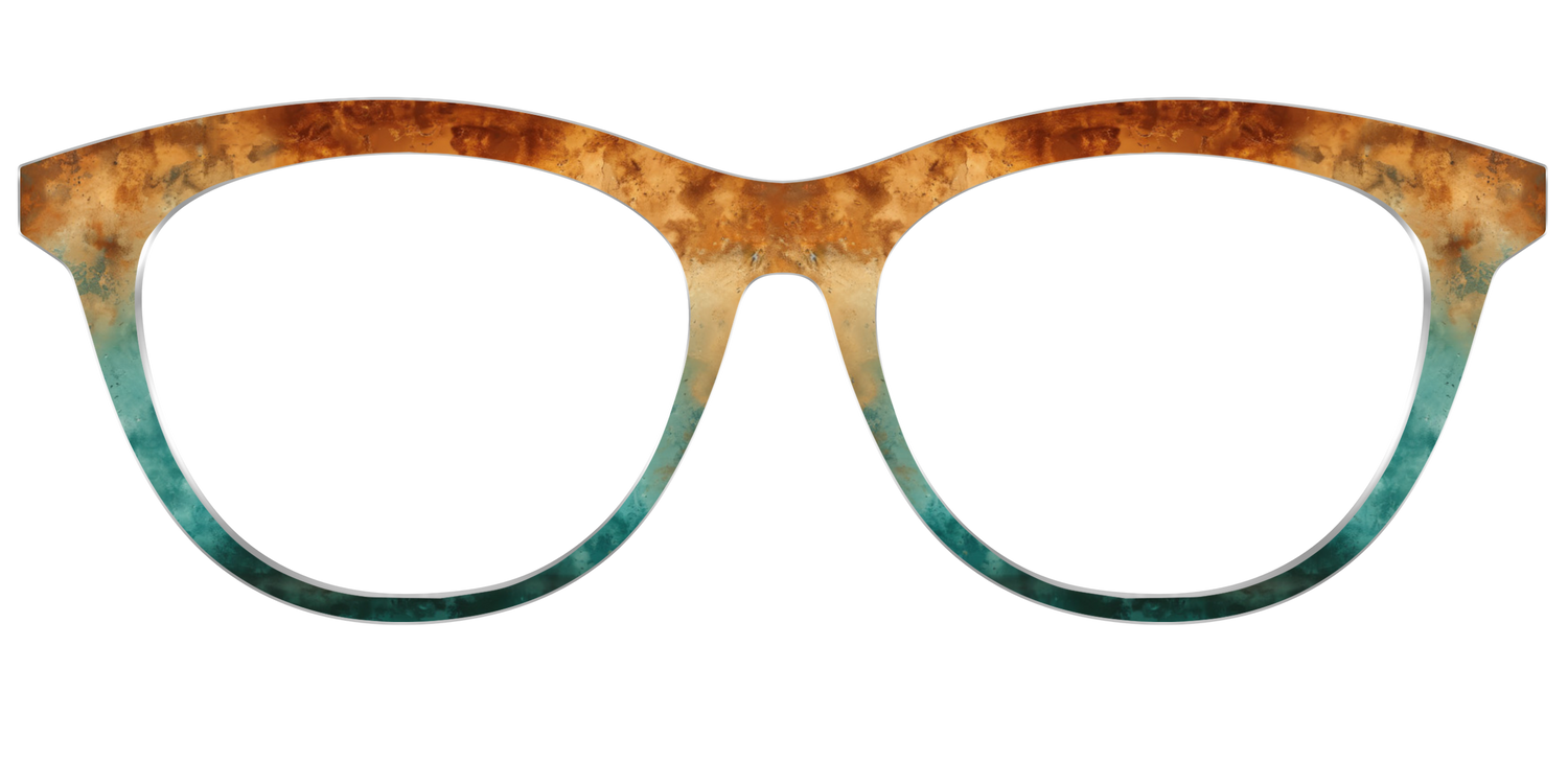 The Oxidized Copper - Front Top Image - Pair Eyewear