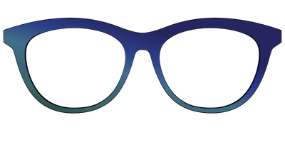 The Peacock Ombre - Front Top Thumbnail - Pair Eyewear