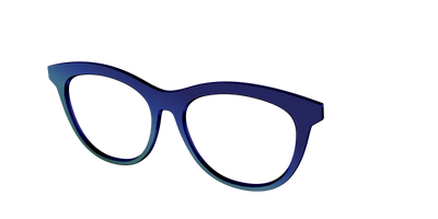 The Peacock Ombre - Angle Top Thumbnail - Pair Eyewear