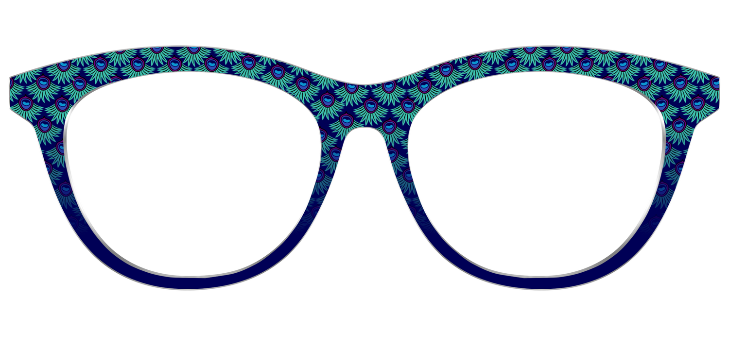 The Peacock Scallop - Front Top Image - Pair Eyewear