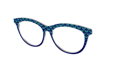 The Peacock Scallop - Angle Top Thumbnail - Pair Eyewear