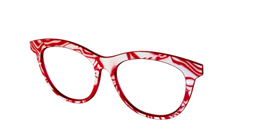 The Peppermint Swirl - Angle Top Thumbnail - Pair Eyewear