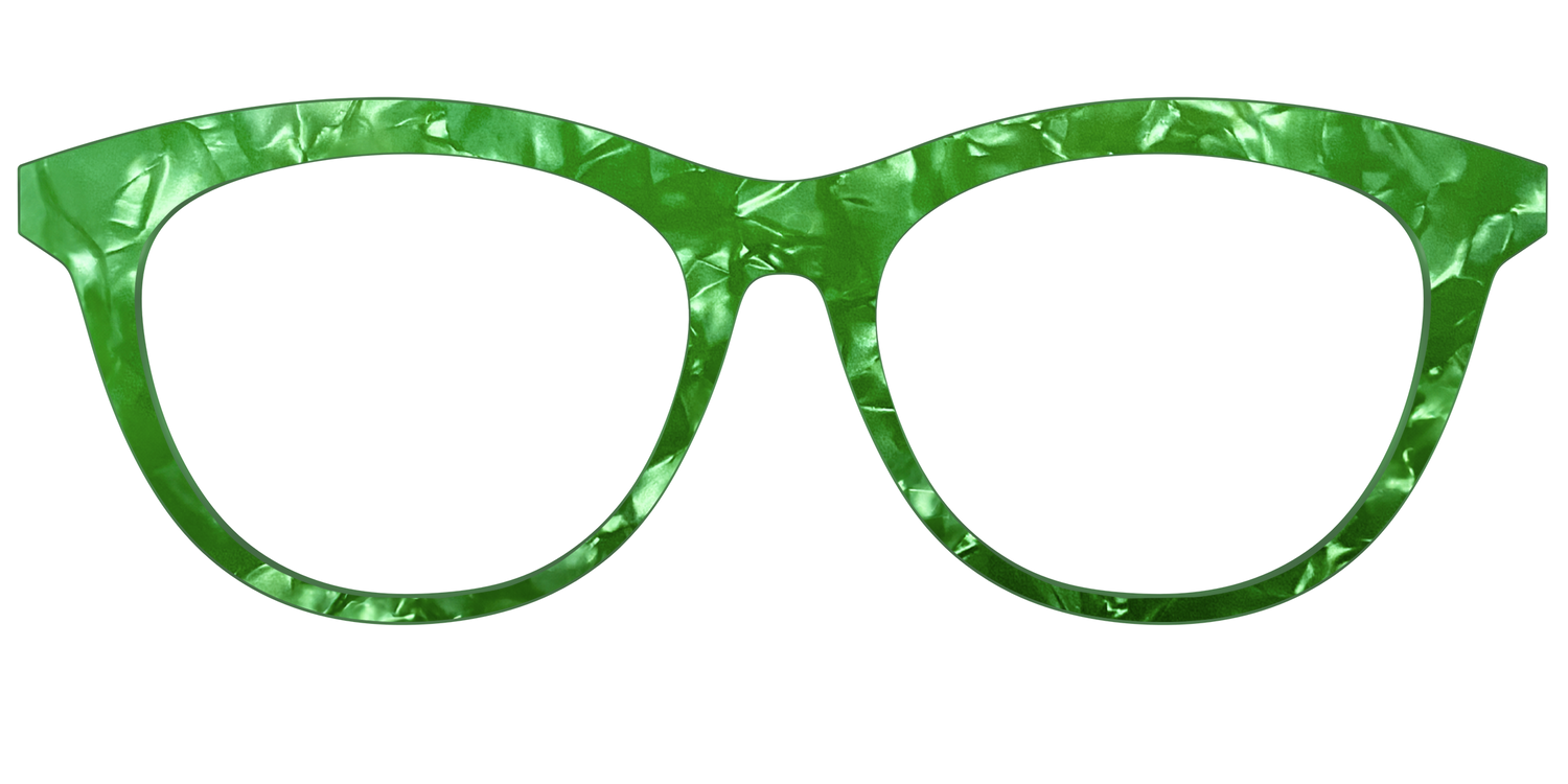 The Peridot Pearl Marble - Front Top Image - Pair Eyewear