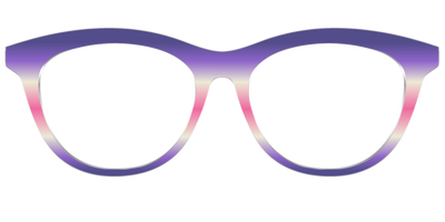 The Petunia Haze Gradient - Front Top Thumbnail - Pair Eyewear