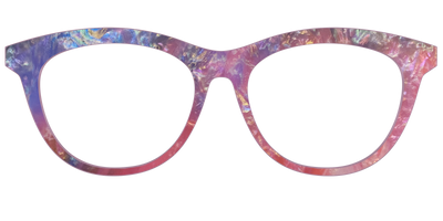 The Pink Nebulous Pearl - Front Top Thumbnail - Pair Eyewear
