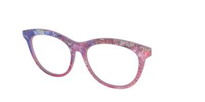 The Pink Nebulous Pearl - Angle Top Thumbnail - Pair Eyewear