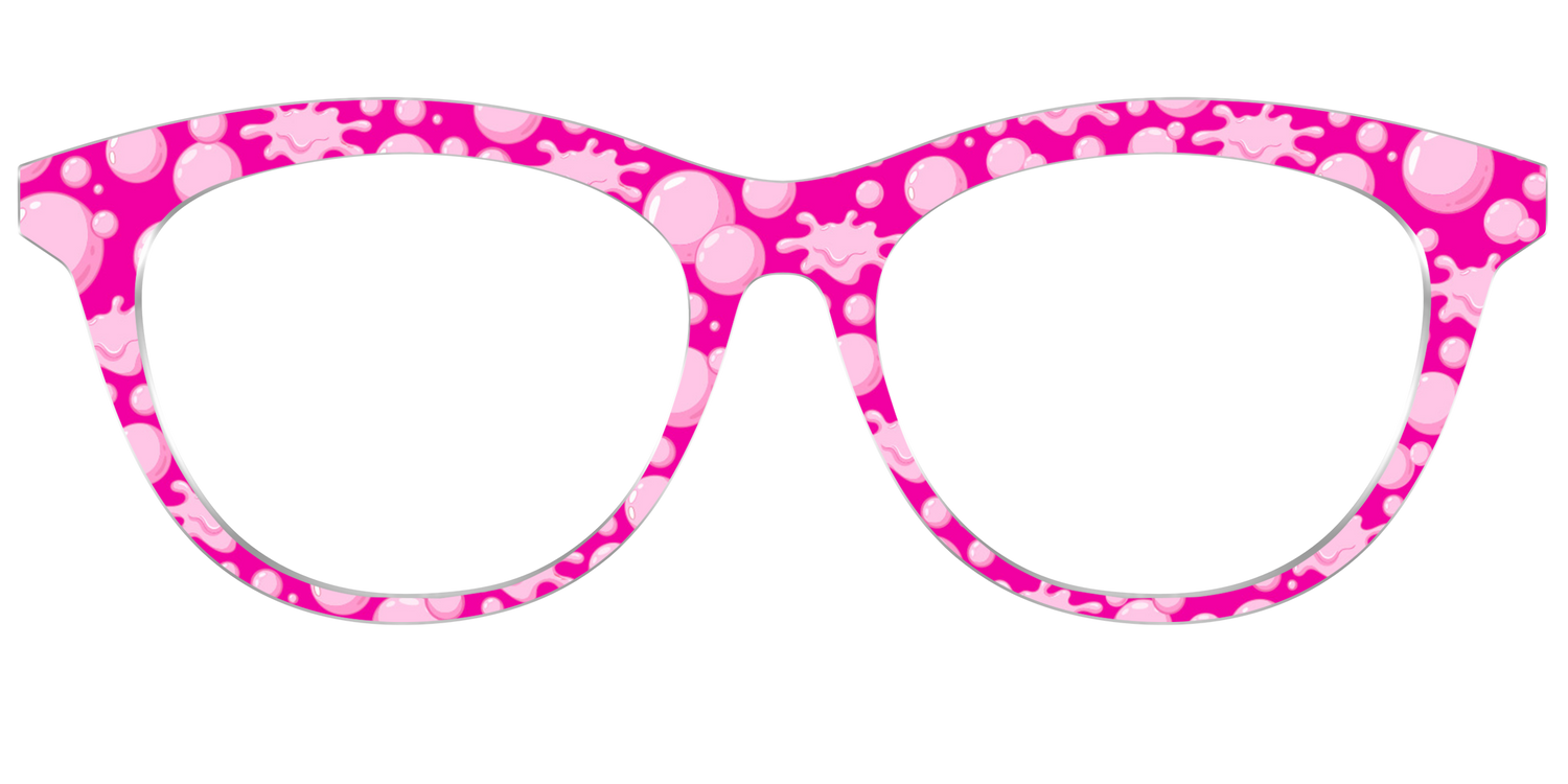 The Pink Pop Bubbles - Front Top Image - Pair Eyewear