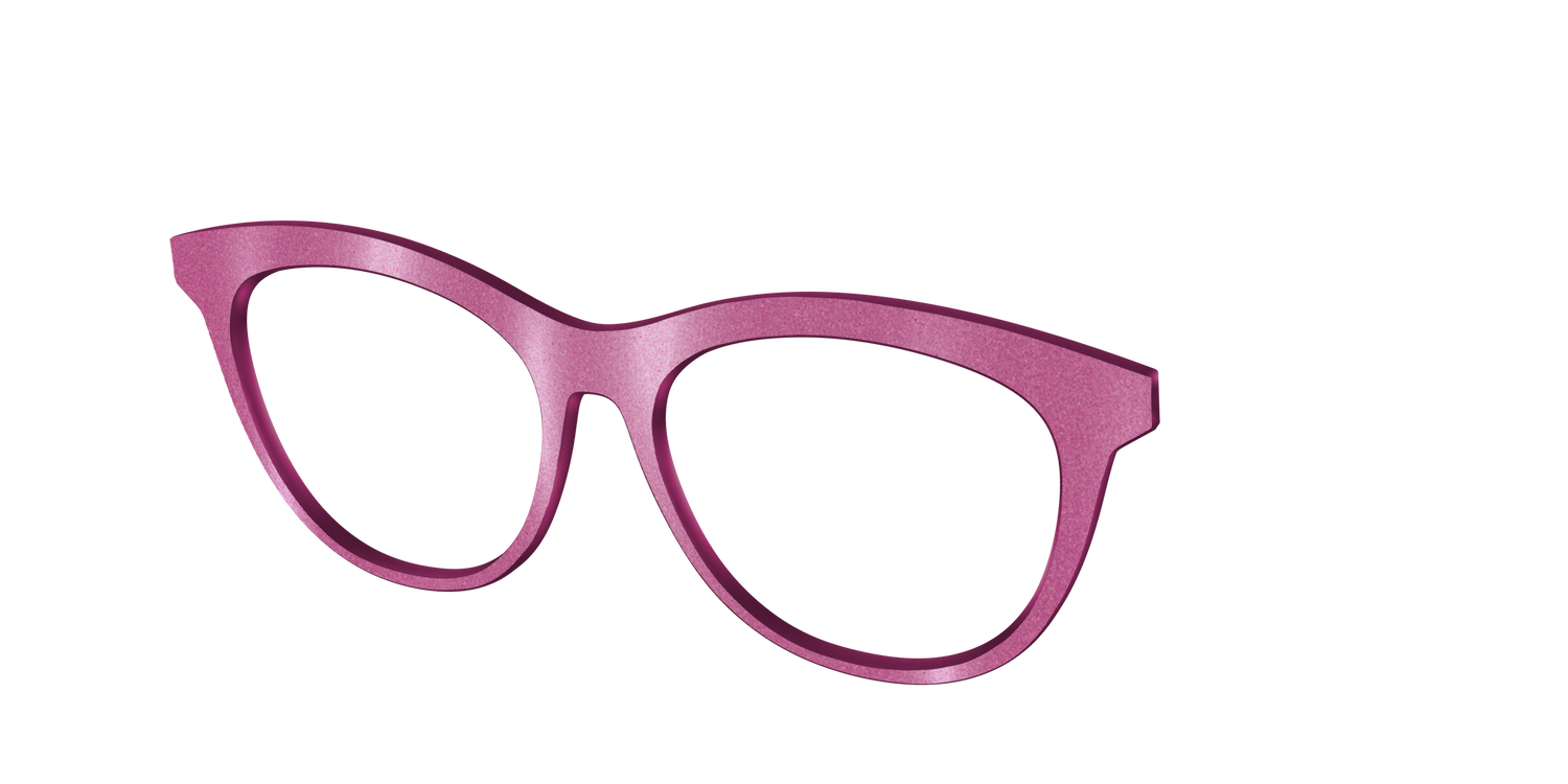 The Pink Shimmer - Angle Top Image - Pair Eyewear