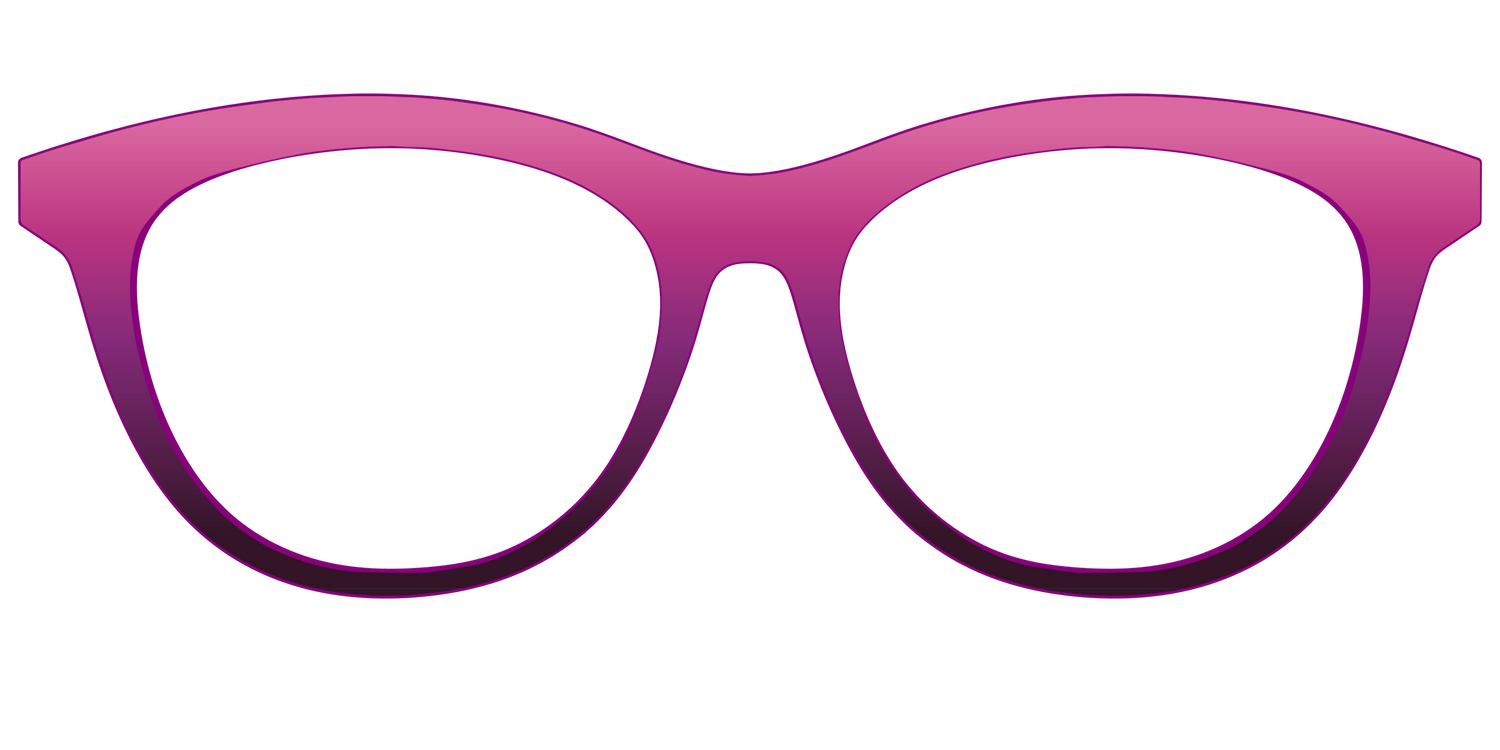 The Pink to Plum Gradient - Front Top Image - Pair Eyewear