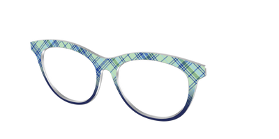 The Poetic Plaid - Angle Top Thumbnail - Pair Eyewear