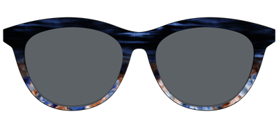 The Polarized Blue Horn Tortoise Sun Top - Front Top Thumbnail - Pair Eyewear