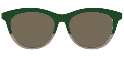 The Polarized Cedar & Sap Crystal Split Sun Top - Front Top Thumbnail - Pair Eyewear