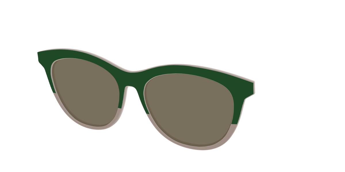 The Polarized Cedar & Sap Crystal Split Sun Top - Angle Top Image - Pair Eyewear