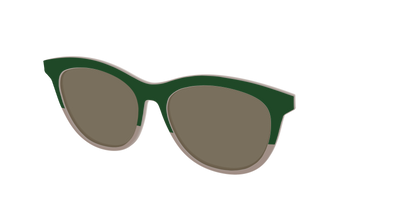 The Polarized Cedar & Sap Crystal Split Sun Top - Angle Top Thumbnail - Pair Eyewear