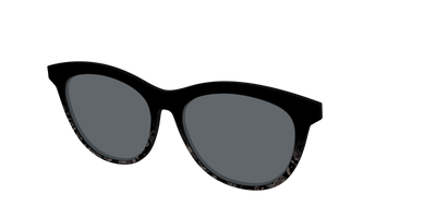 The Polarized Shaded Tortoise Sun Top - Angle Top Thumbnail - Pair Eyewear