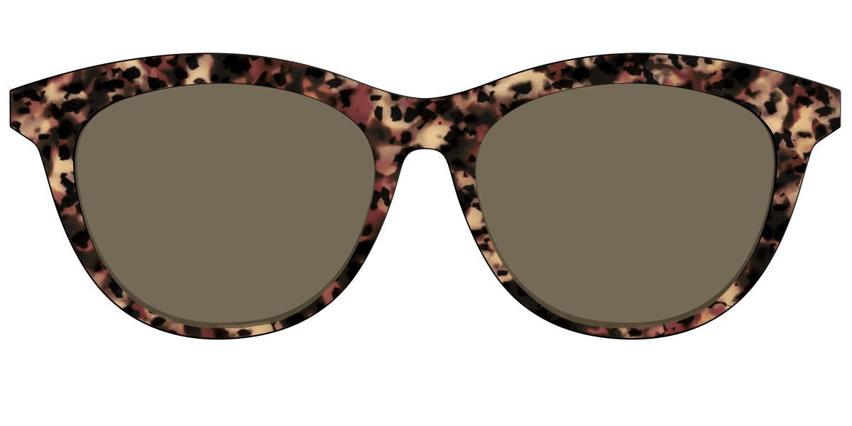 The Polarized Sienna Tortoise Sun Top - Front Top Image - Pair Eyewear