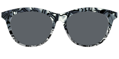 The Polarized Zebra Pearl Split Sun Top - Front Top Thumbnail - Pair Eyewear