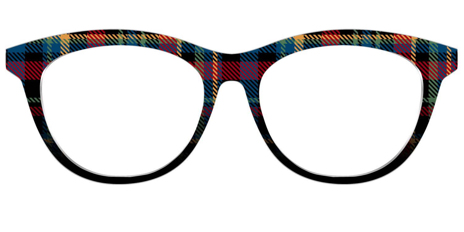 The Principal Plaid - Front Top Image - Pair Eyewear