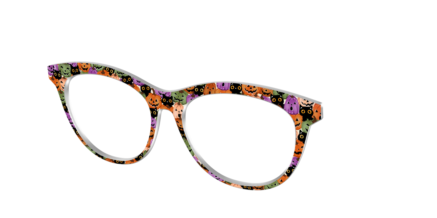 The Purring Pumpkins - Angle Top Image - Pair Eyewear