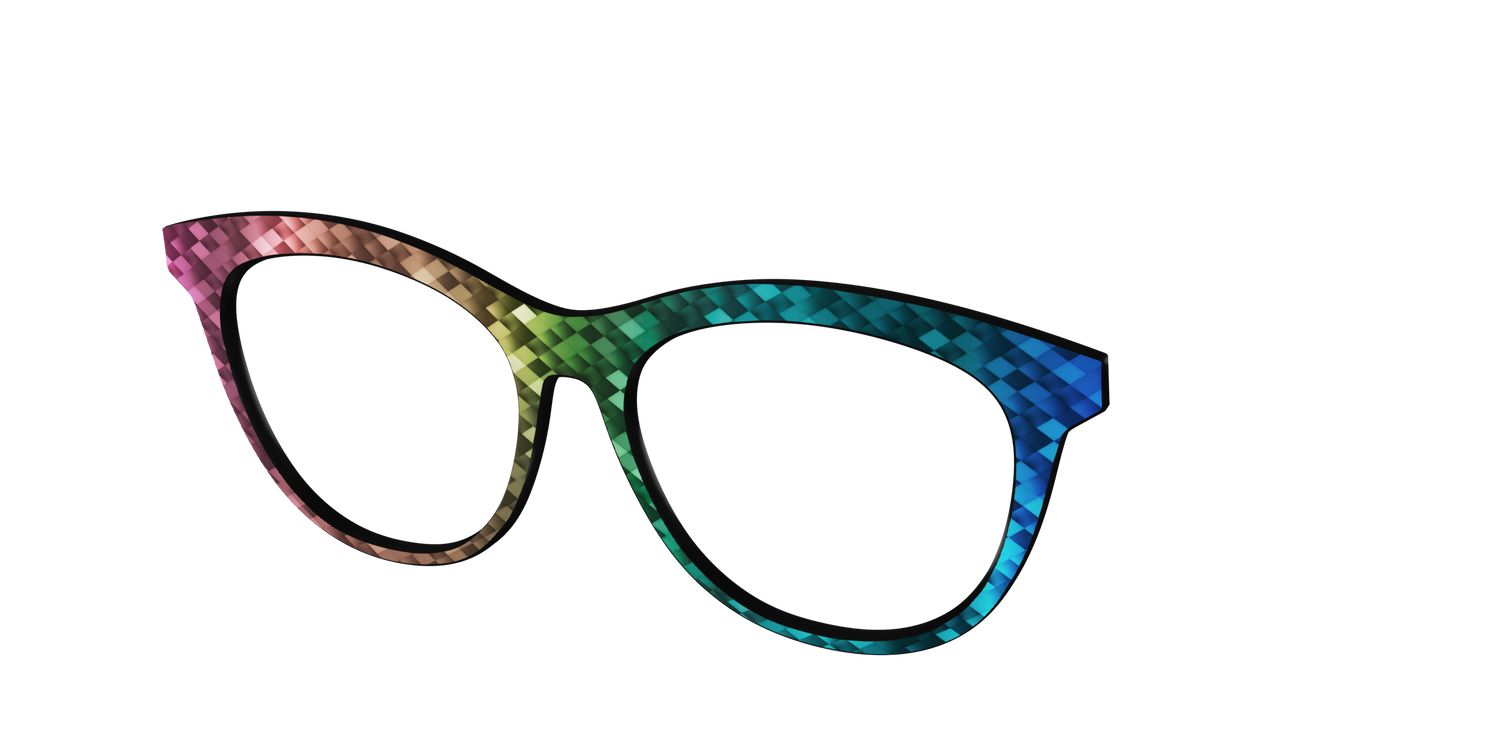 The Rainbow Prism - Angle Top Image - Pair Eyewear