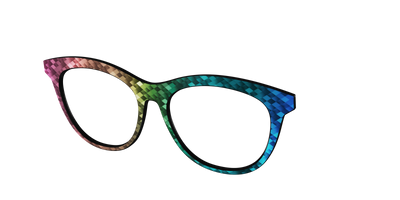 The Rainbow Prism - Angle Top Thumbnail - Pair Eyewear
