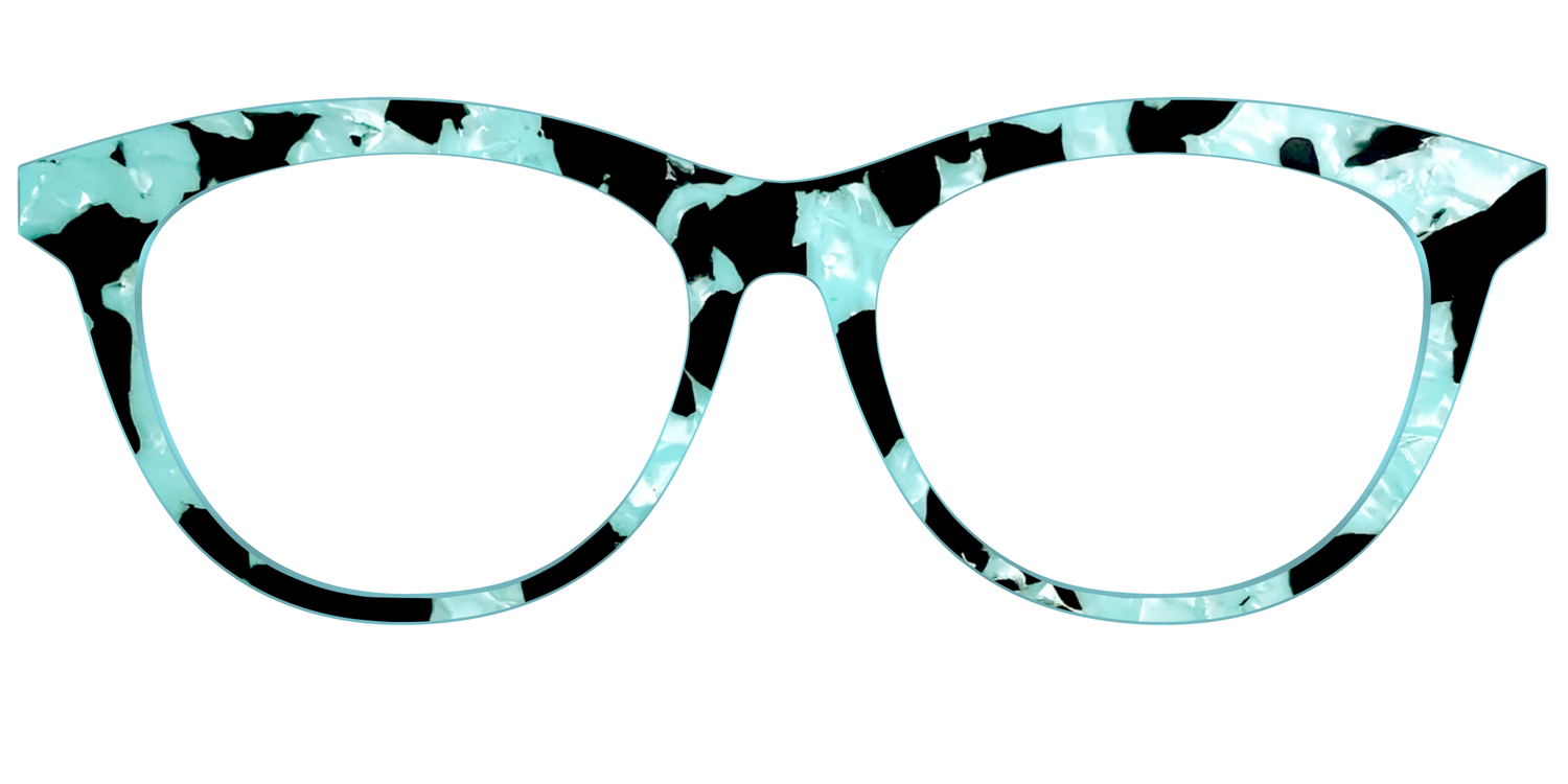 The Robin's Egg Pearl Tortoise - Front Top Image - Pair Eyewear