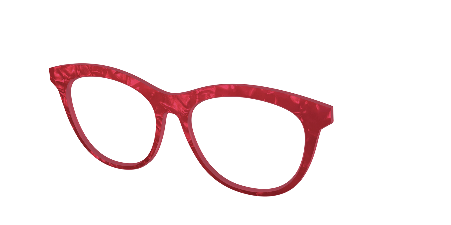 The Ruby Pearl Marble - Angle Top Image - Pair Eyewear