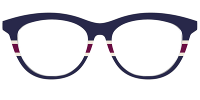 The Rugby Stripes - Front Top Thumbnail - Pair Eyewear