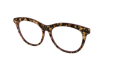 The Sandalwood Tortoise with Gold Foil - Angle Top Thumbnail - Pair Eyewear
