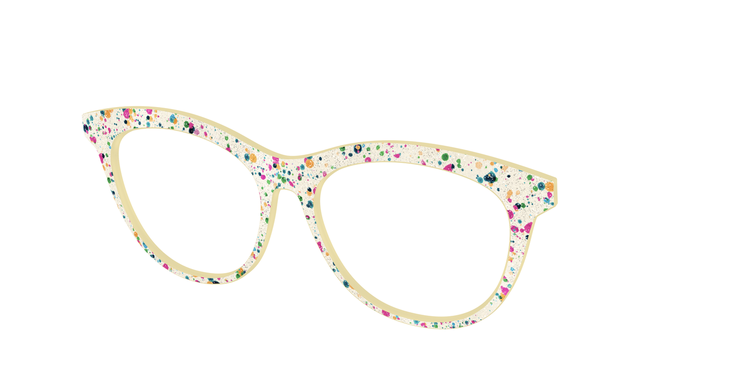 The Shimmer Speckled Egg - Angle Top Image - Pair Eyewear