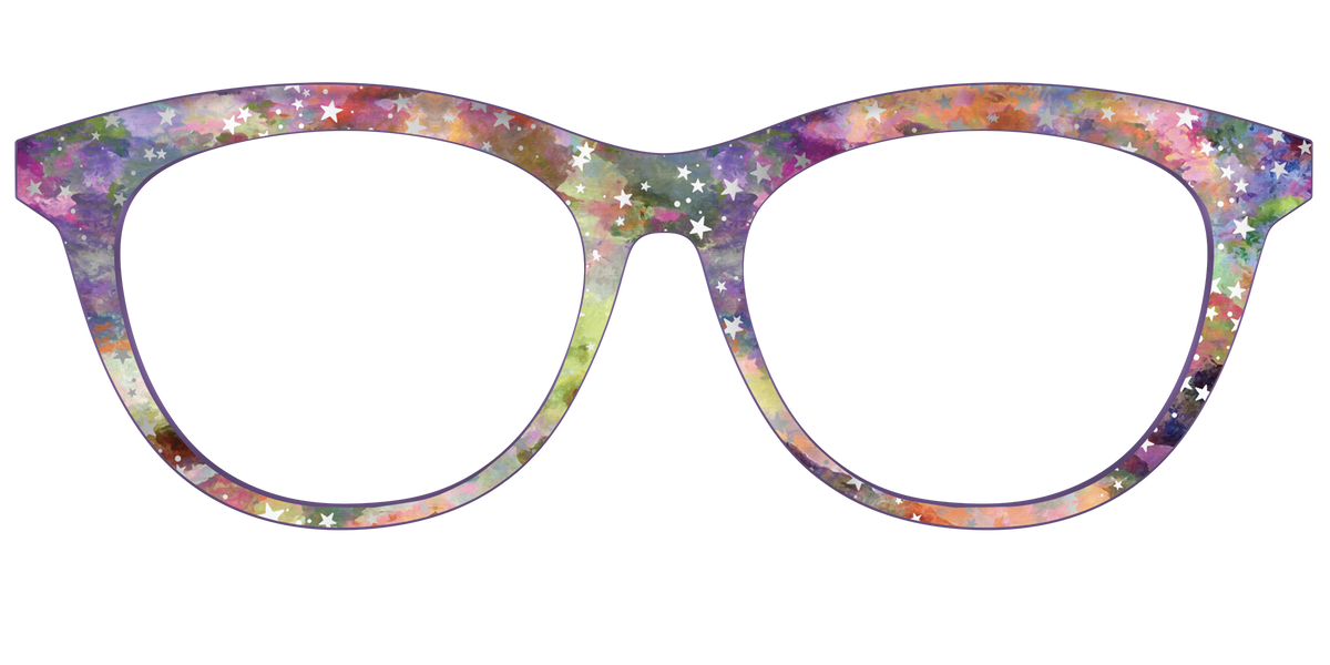 The Silver Foil Starry Sky - Front Top Image - Pair Eyewear