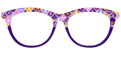The Spooky Scallop Split - Front Top Thumbnail - Pair Eyewear