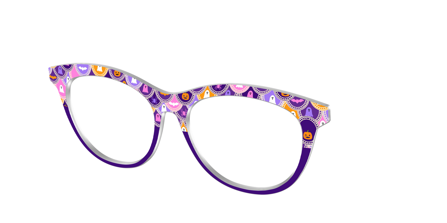 The Spooky Scallop Split - Angle Top Image - Pair Eyewear