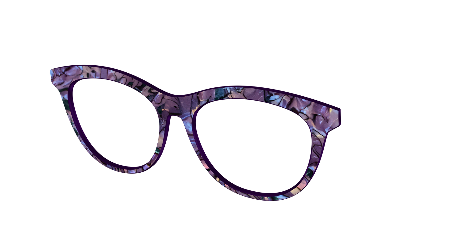 The Thistle Pearl Shell - Angle Top Image - Pair Eyewear