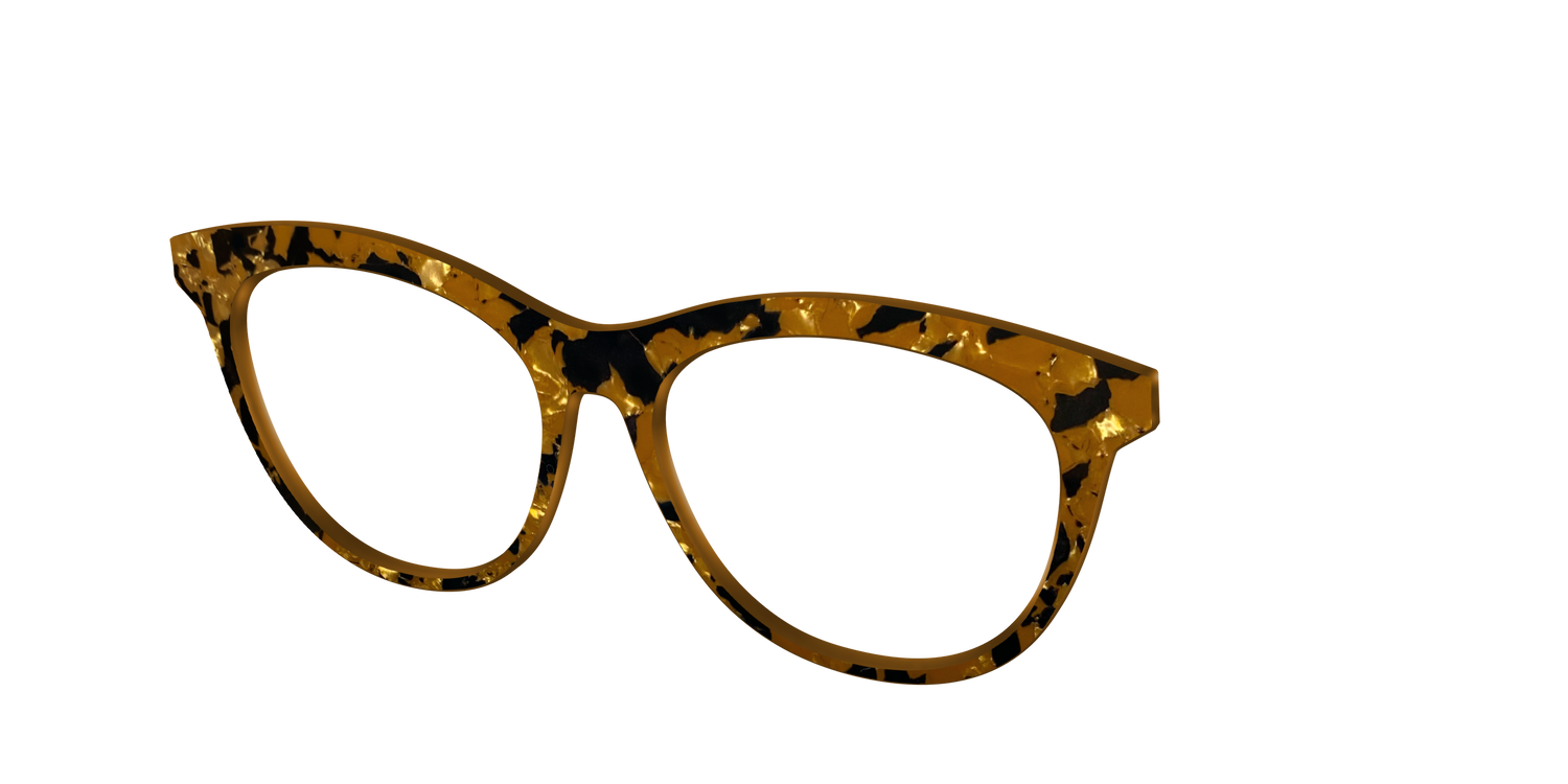 The Tiger's Eye Pearl Tortoise - Angle Top Image - Pair Eyewear