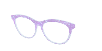 The Wavy Pearl Crystal Split - Angle Top Thumbnail - Pair Eyewear