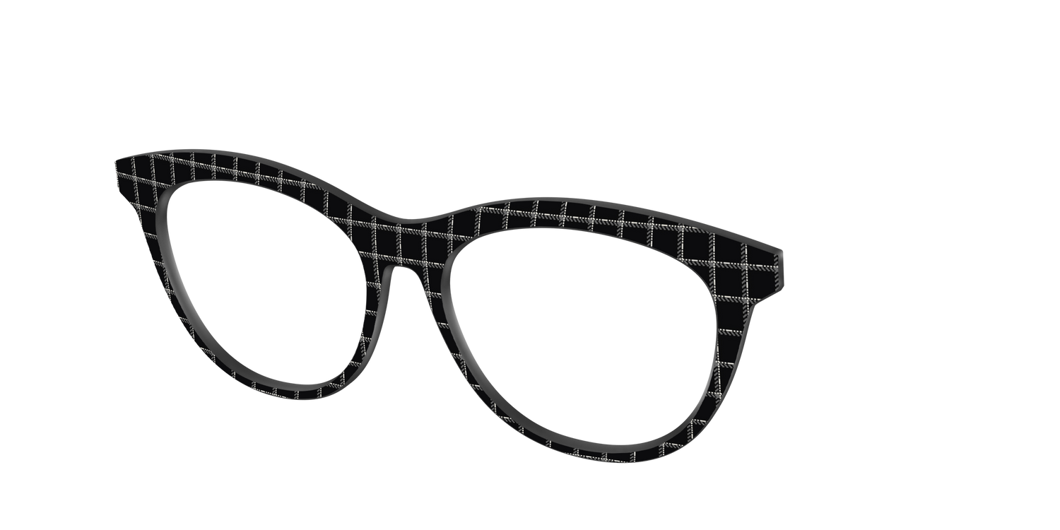 The Windowpane Plaid - Angle Top Image - Pair Eyewear
