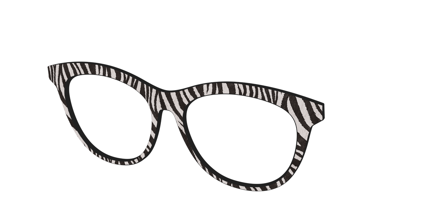The Zebra Stripes - Angle Top Image - Pair Eyewear