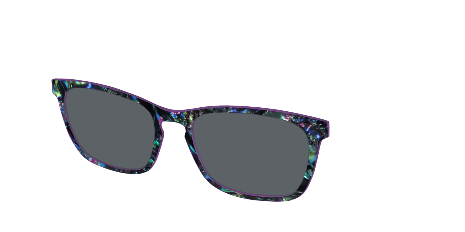 The Polarized Abalone Sun Top - Angle Top Image - Pair Eyewear