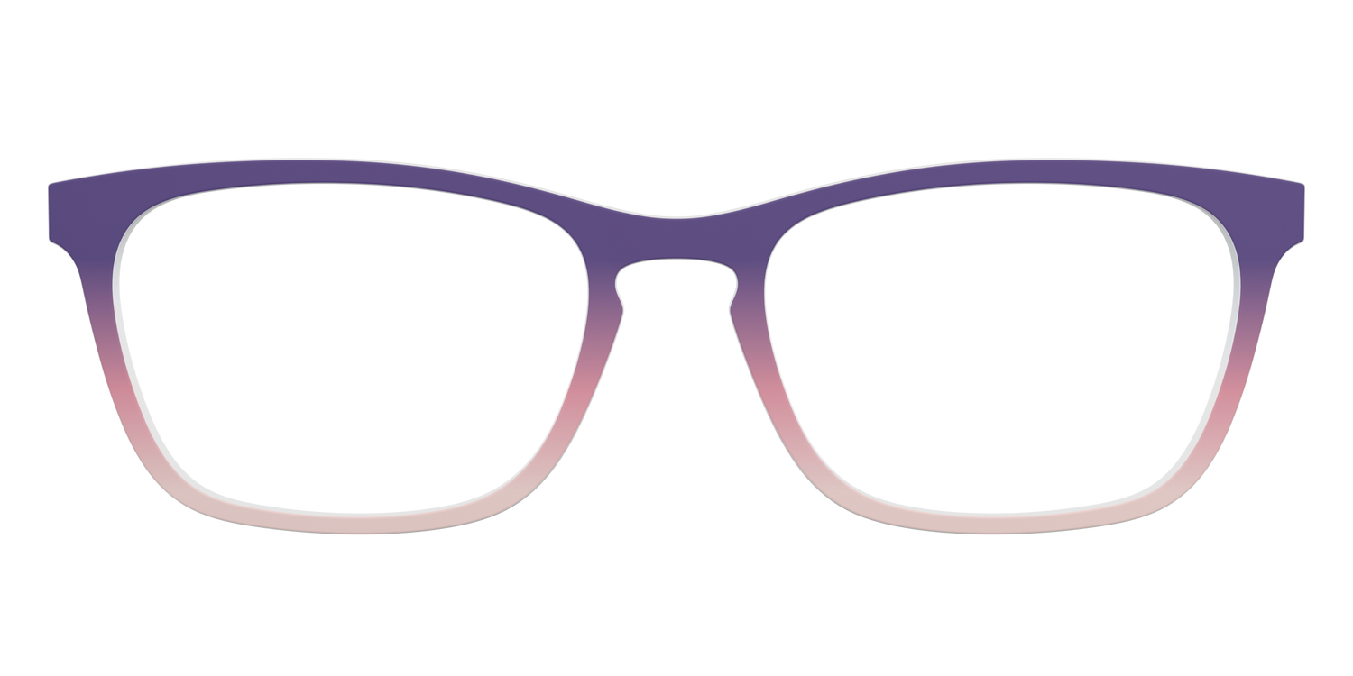 The Acai to Blush Gradient - Front Top Image - Pair Eyewear