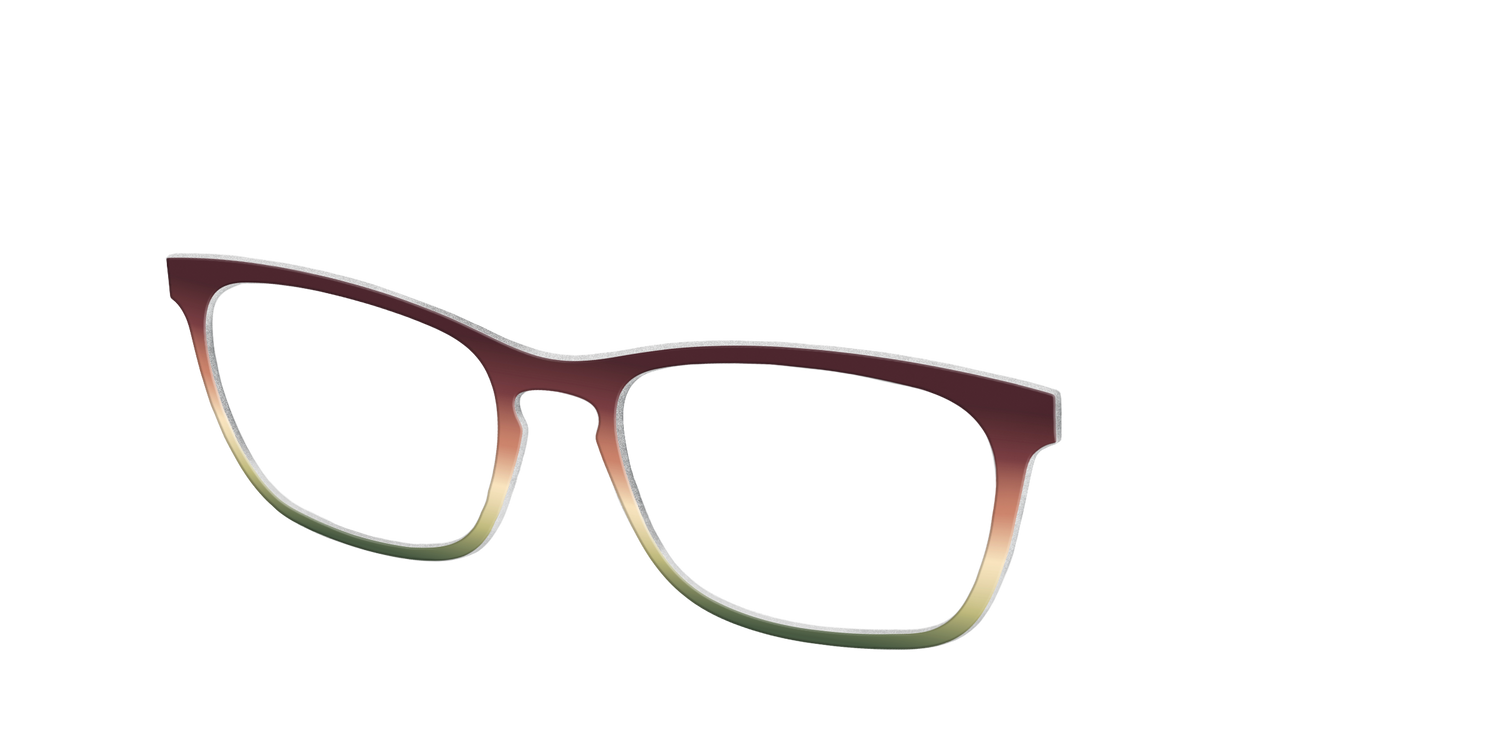 The Acorn to Moss Gradient - Angle Top Image - Pair Eyewear