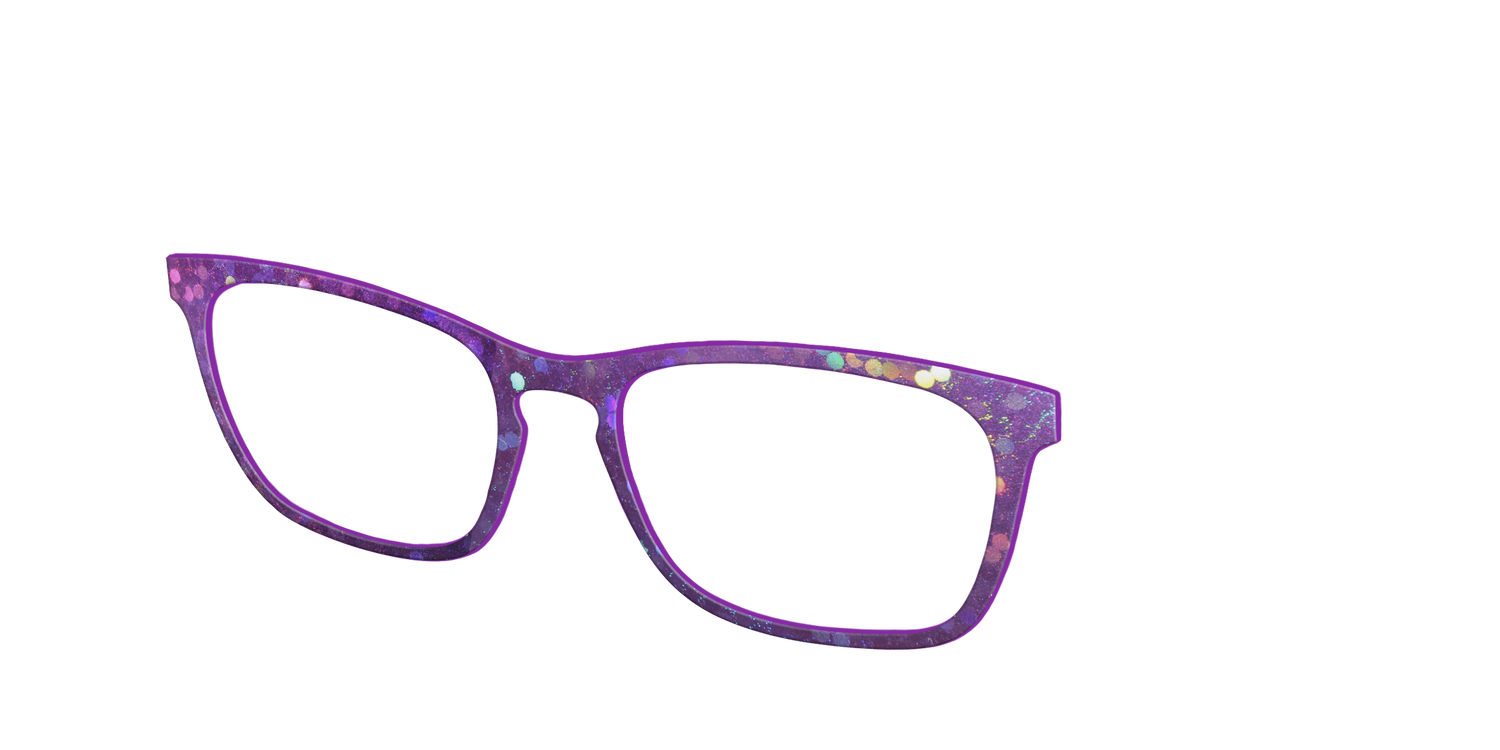 The Berry Jam Hexagons - Angle Top Image - Pair Eyewear