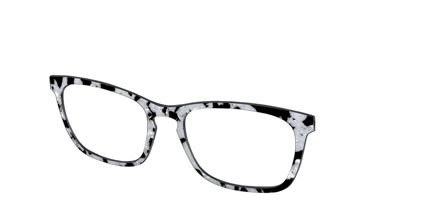 The Black & White Pearl Tortoise - Angle Top Image - Pair Eyewear