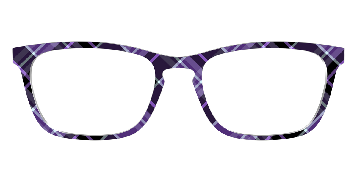 The Blackberry Plaid - Front Top Image - Pair Eyewear